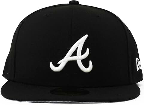 Atlanta Braves ブラック ニューエラ 5950 New Era Atlanta Braves Black Fitted Hat MLB 2021 World